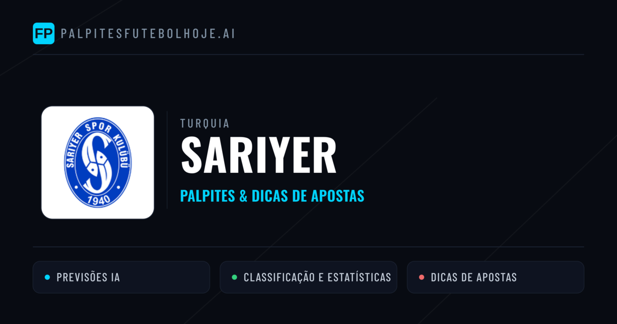 Sarıyer Palpites & Estatísticas