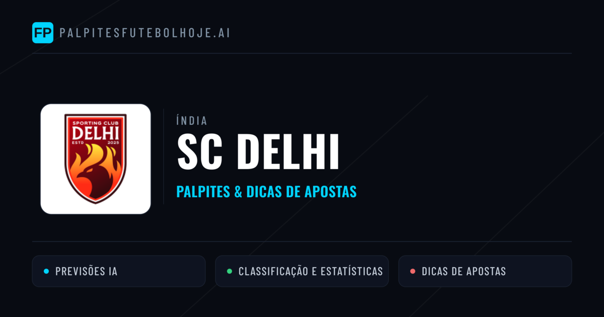 SC Delhi Palpites & Estatísticas