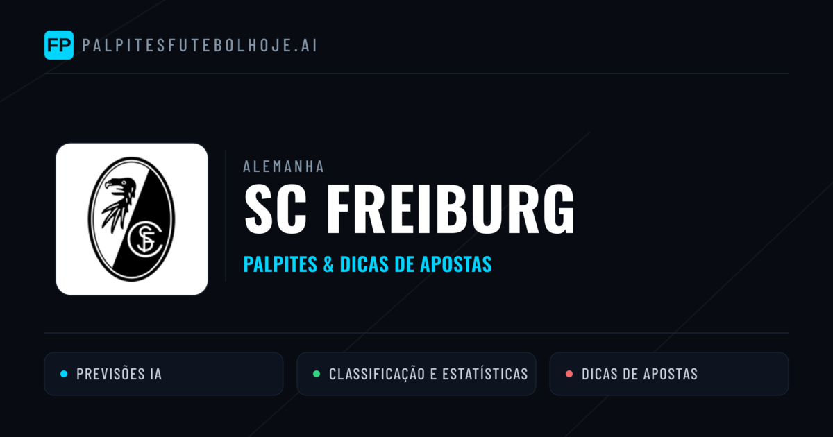 SC Freiburg Palpites & Estatísticas