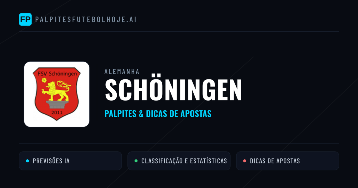 Schöningen Palpites & Estatísticas
