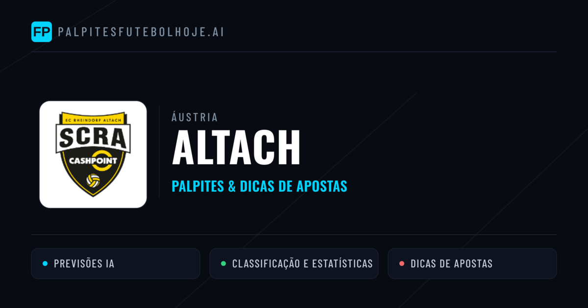 Altach Palpites & Estatísticas