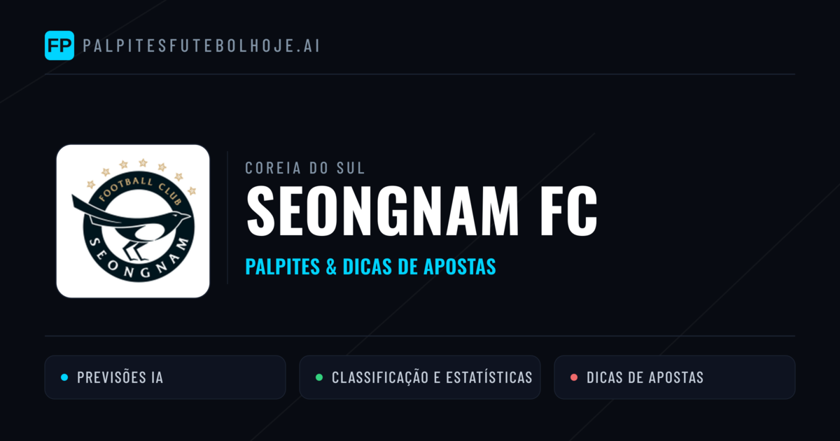 Seongnam FC Palpites & Estatísticas