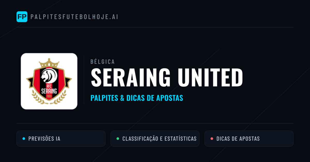 Seraing United Palpites & Estatísticas