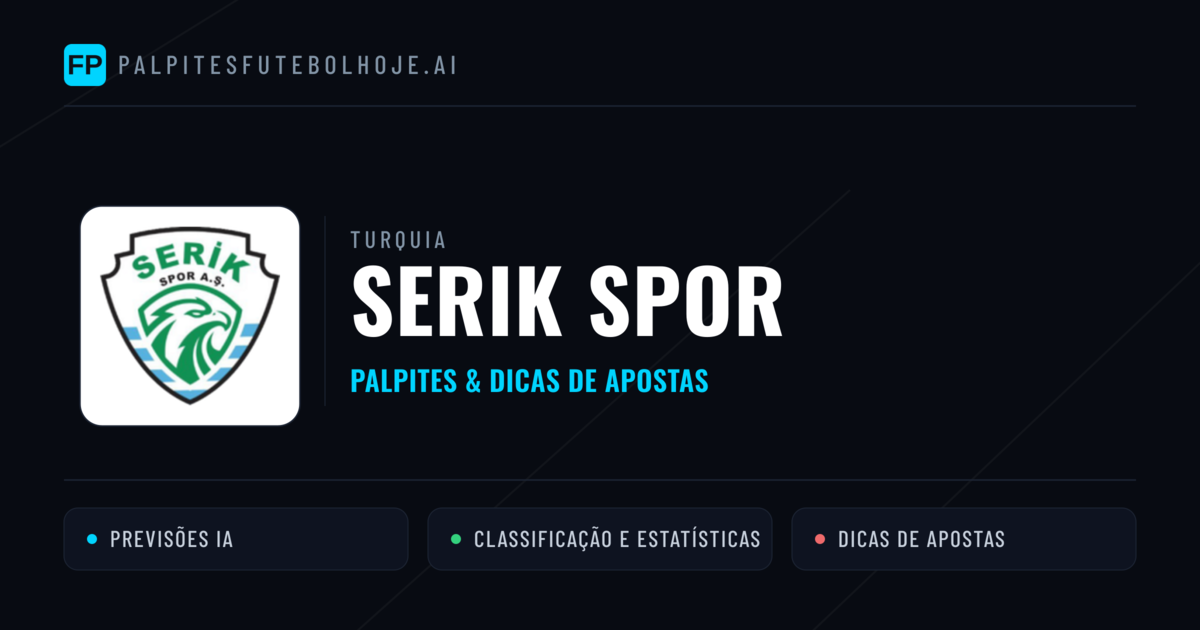 Serik Spor Palpites & Estatísticas