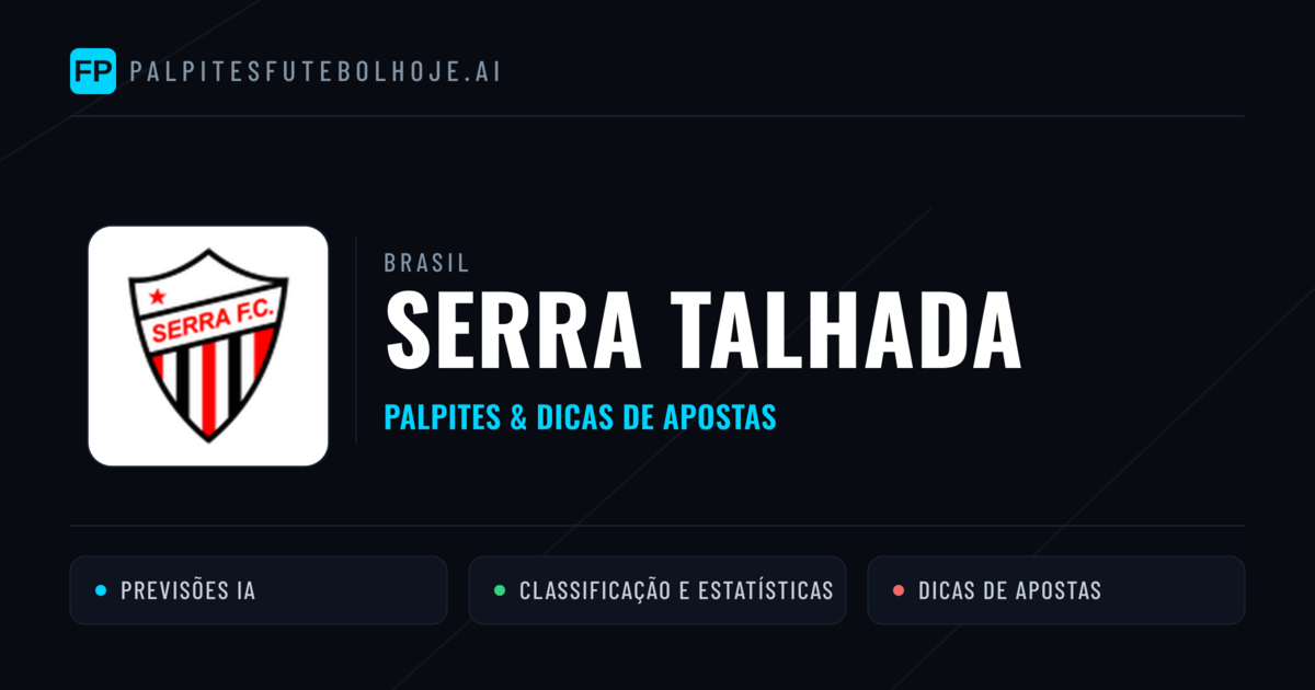 Serra Talhada Palpites & Estatísticas