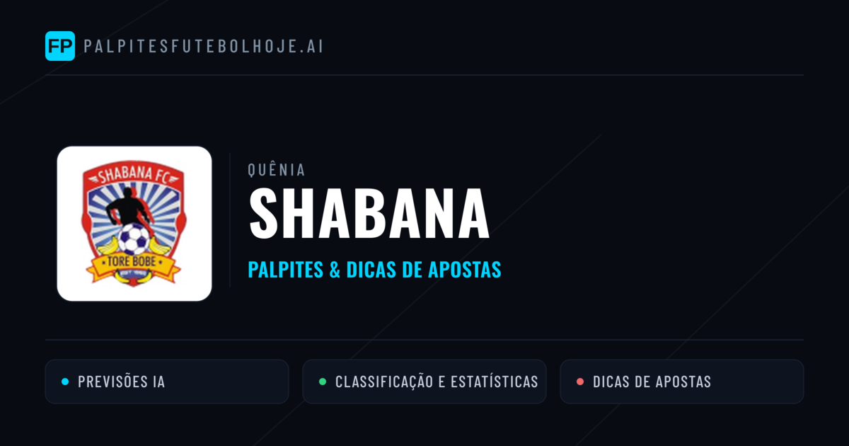 Shabana Palpites & Estatísticas