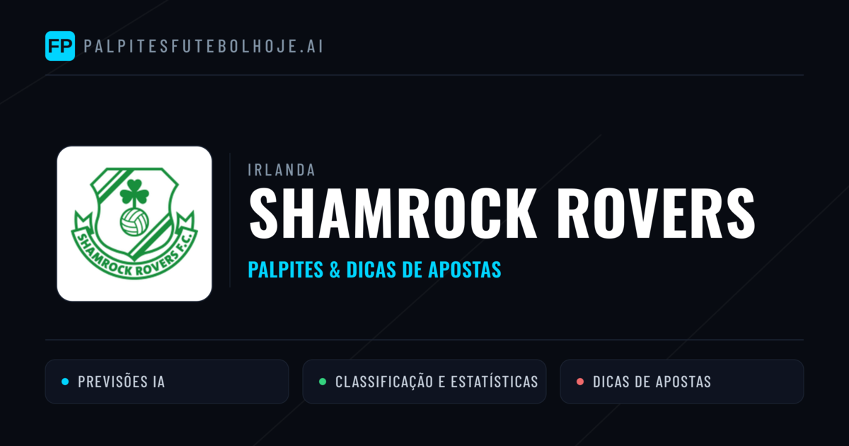 Shamrock Rovers Palpites & Estatísticas