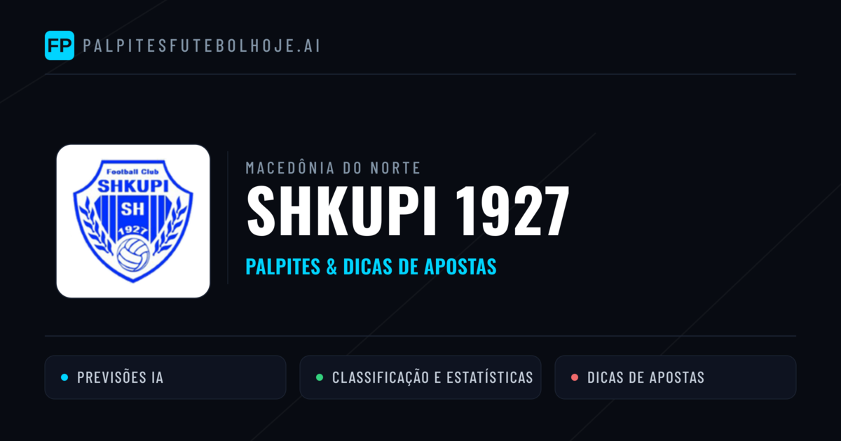 Shkupi 1927 Palpites & Estatísticas