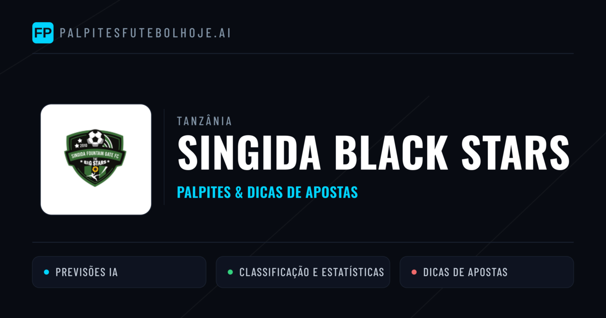 Singida Black Stars Palpites & Estatísticas