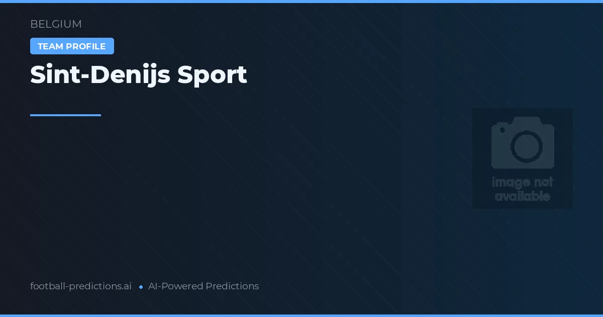 Sint-Denijs Sport Palpites & Estatísticas