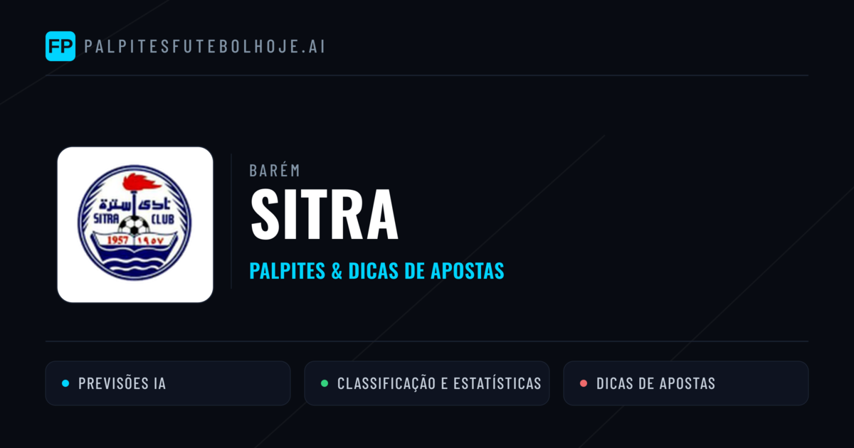 Sitra Palpites & Estatísticas
