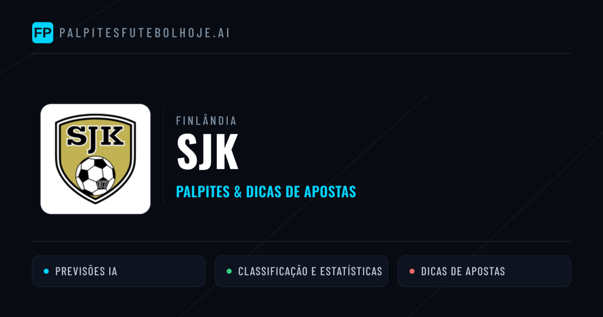 SJK Palpites & Estatísticas
