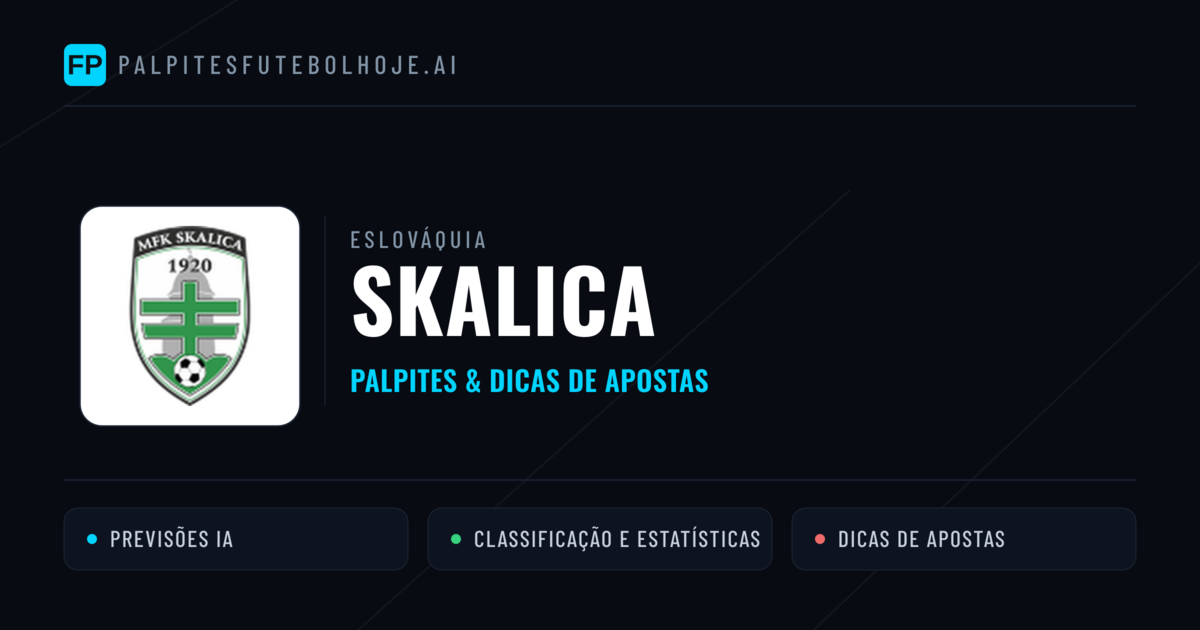 Skalica Palpites & Estatísticas