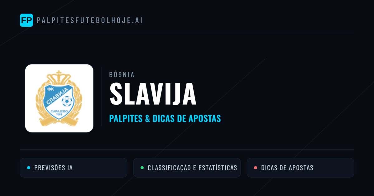 Slavija Palpites & Estatísticas