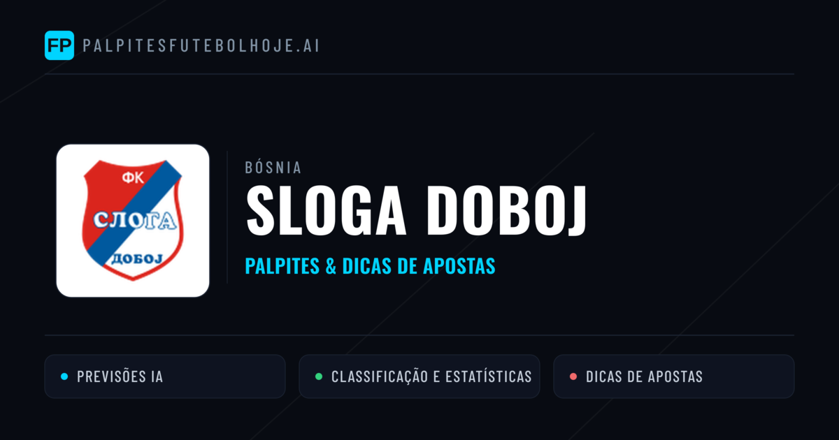Sloga Doboj Palpites & Estatísticas