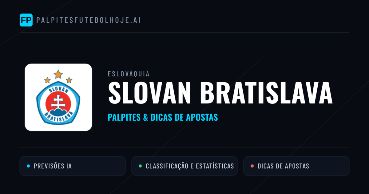 Slovan Bratislava Palpites & Estatísticas