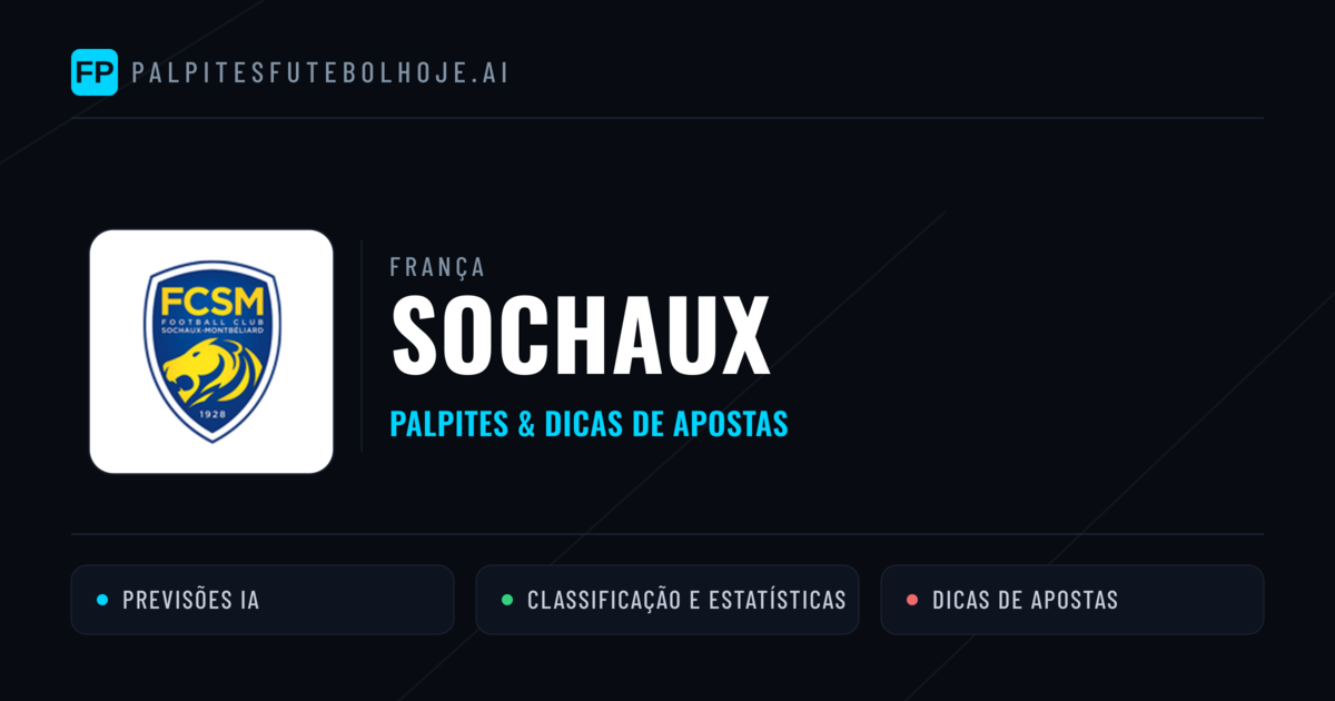 Sochaux Palpites & Estatísticas