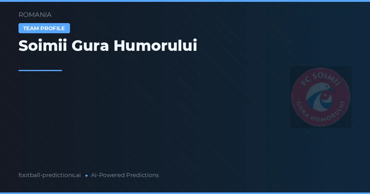 Soimii Gura Humorului Palpites & Estatísticas