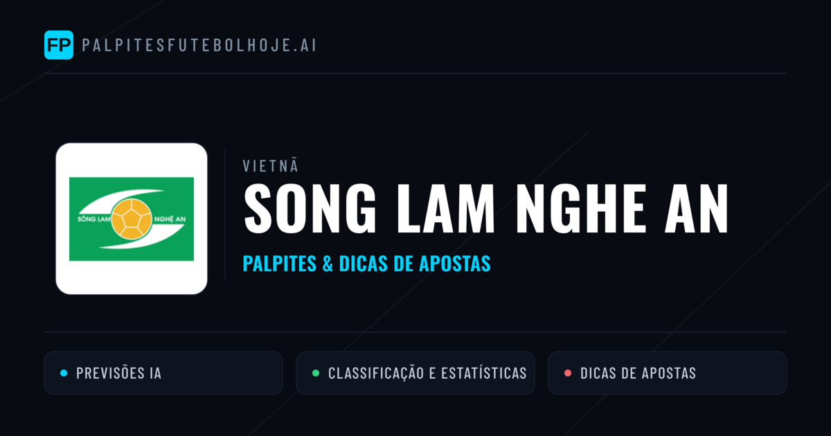 Song Lam Nghe An Palpites & Estatísticas