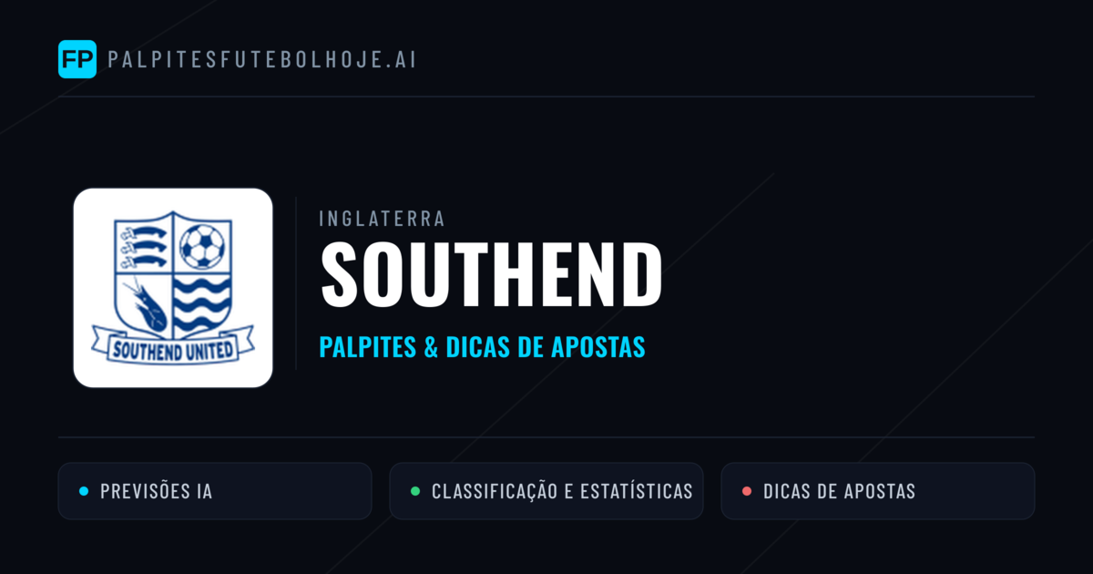 Southend Palpites & Estatísticas