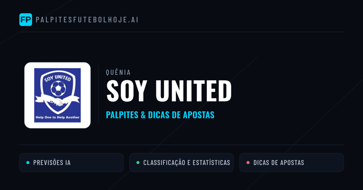 Soy United Palpites & Estatísticas