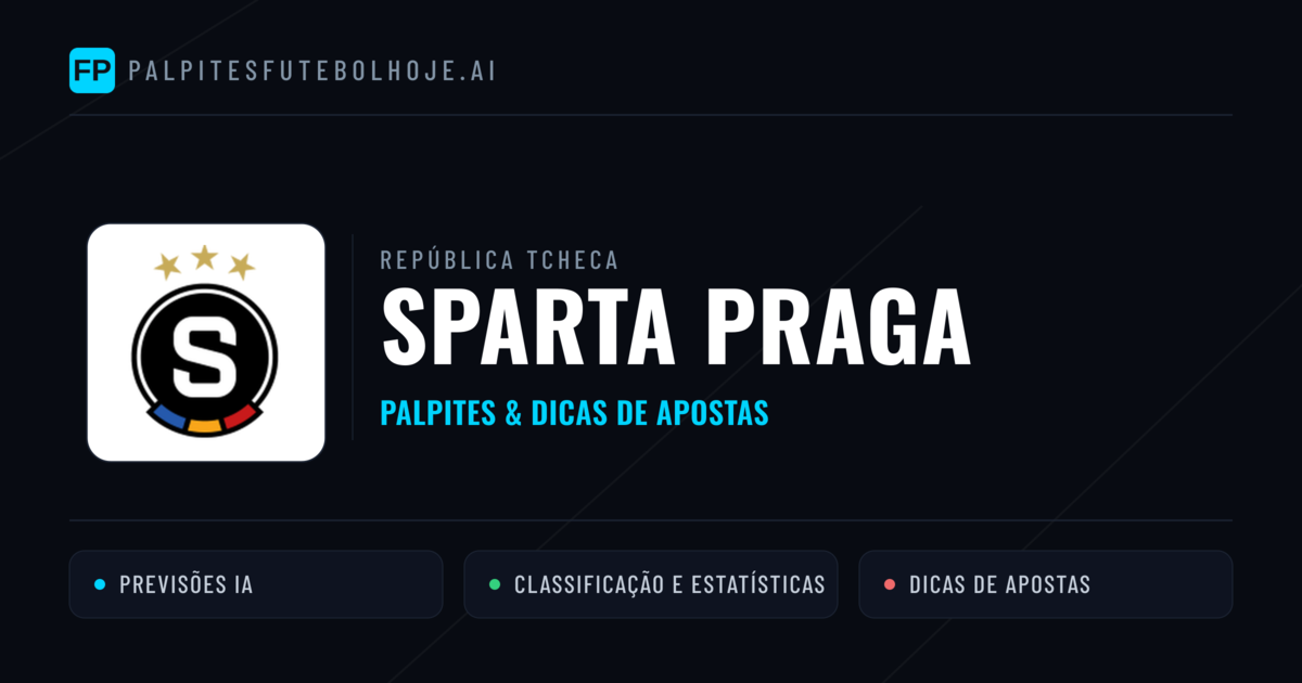 Sparta Praga Palpites & Estatísticas