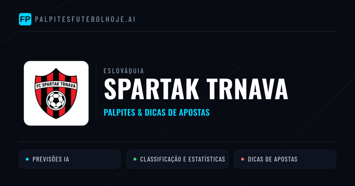 Spartak Trnava Palpites & Estatísticas