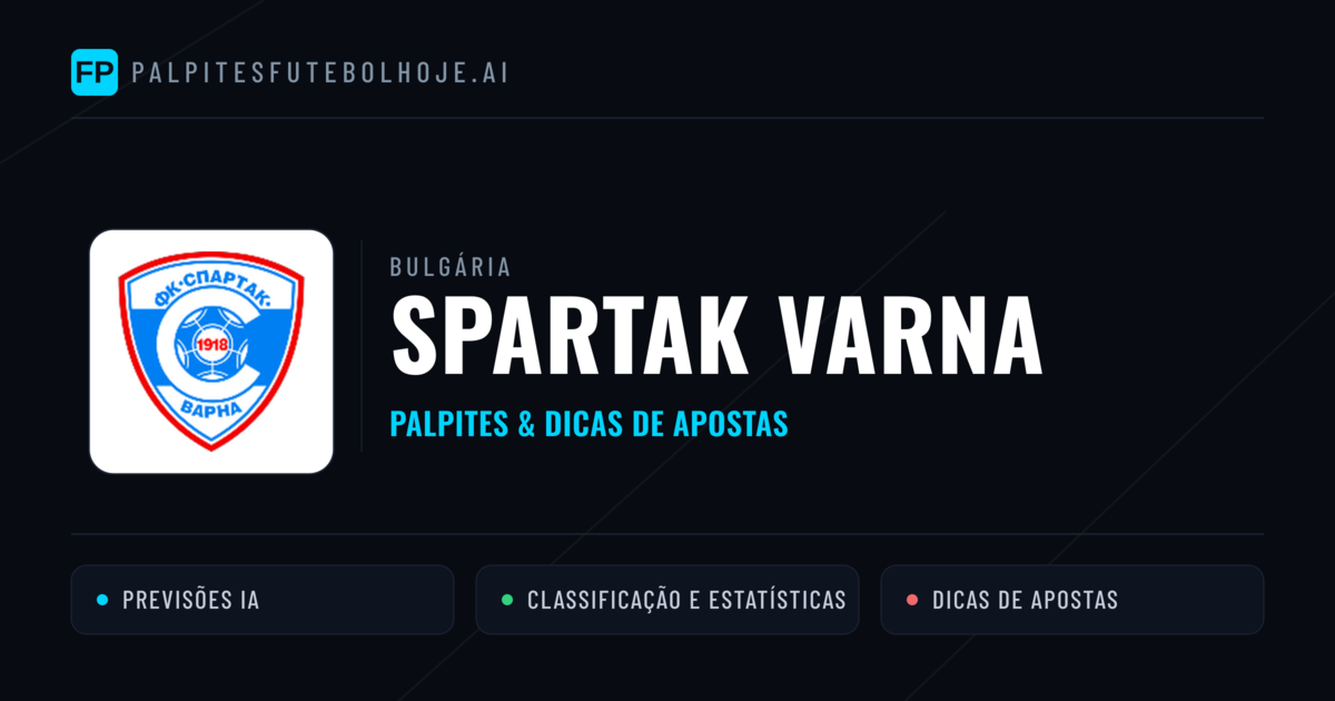 Spartak Varna Palpites & Estatísticas