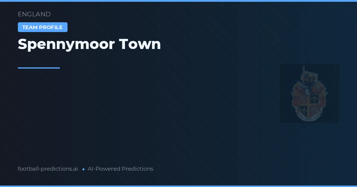 Spennymoor Town Palpites & Estatísticas