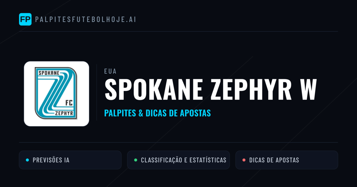 Spokane Zephyr W Palpites & Estatísticas