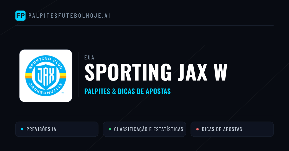 Sporting JAX W Palpites & Estatísticas