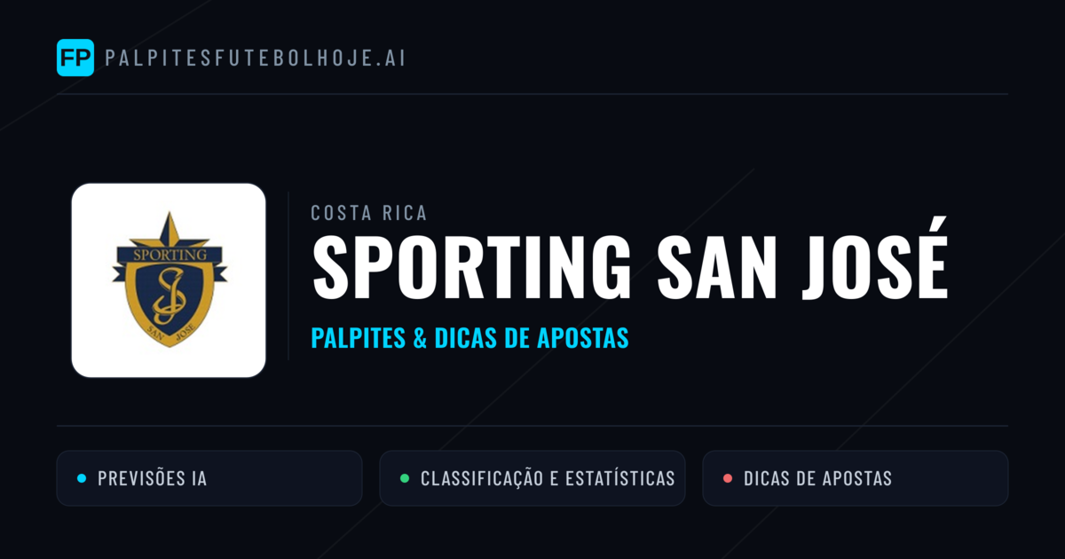 Sporting San José Palpites & Estatísticas