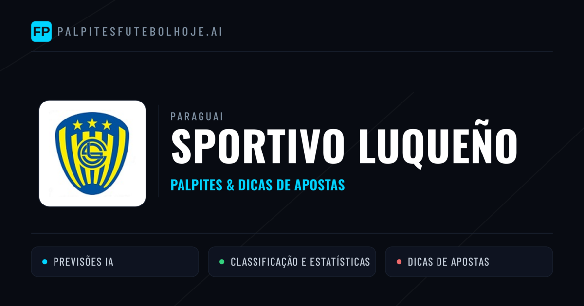 Sportivo Luqueño Palpites & Estatísticas