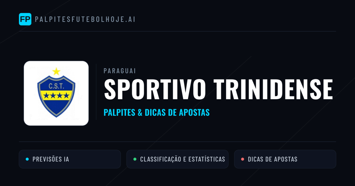Sportivo Trinidense Palpites & Estatísticas