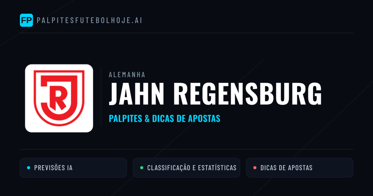 Jahn Regensburg Palpites & Estatísticas