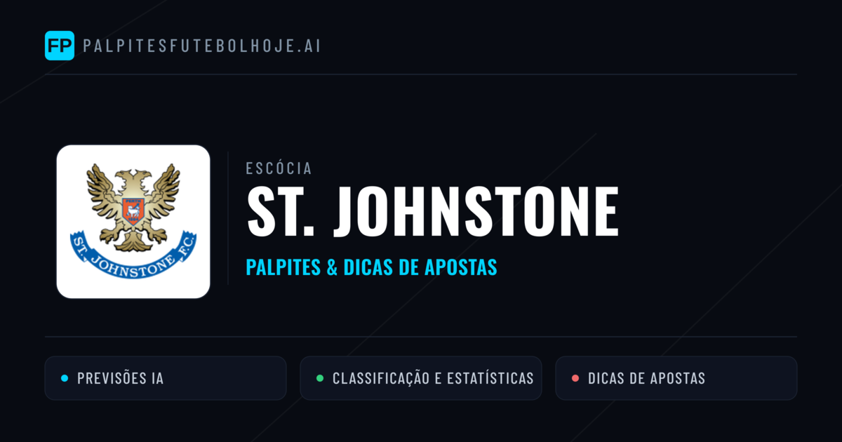 St. Johnstone Palpites & Estatísticas