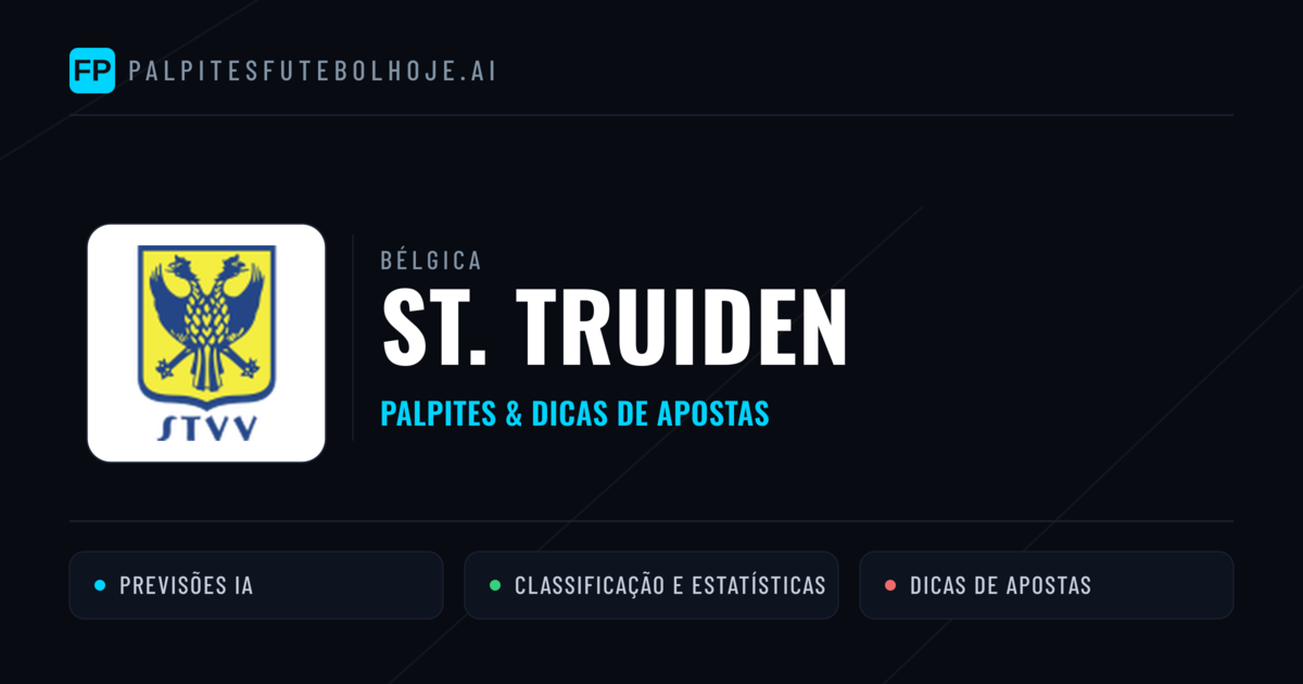 St. Truiden Palpites & Estatísticas