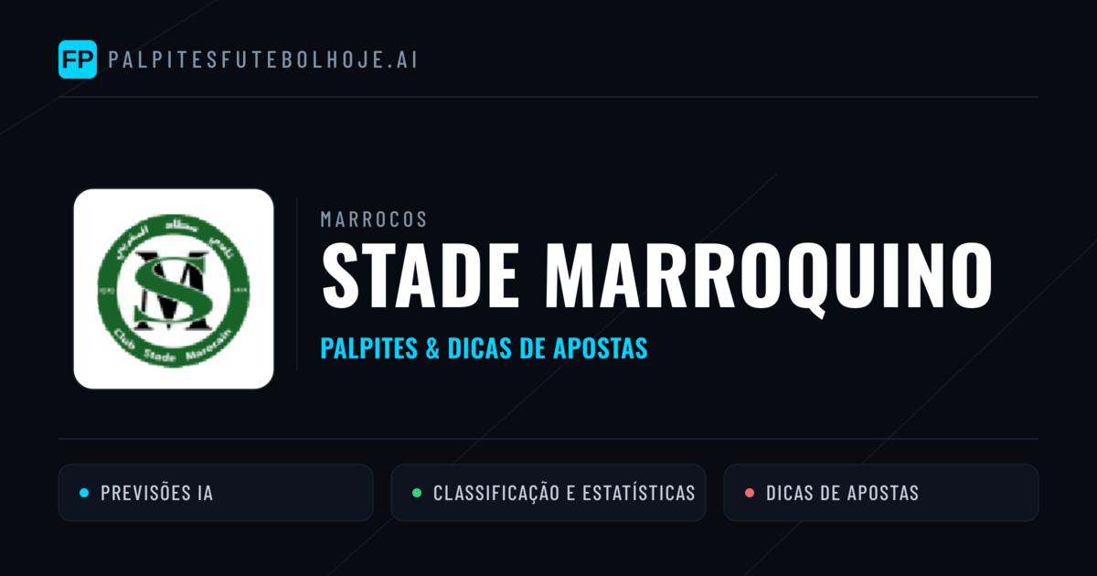 Stade Marroquino Palpites & Estatísticas