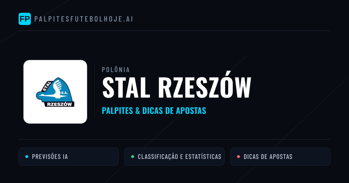 Stal Rzeszów Palpites & Estatísticas