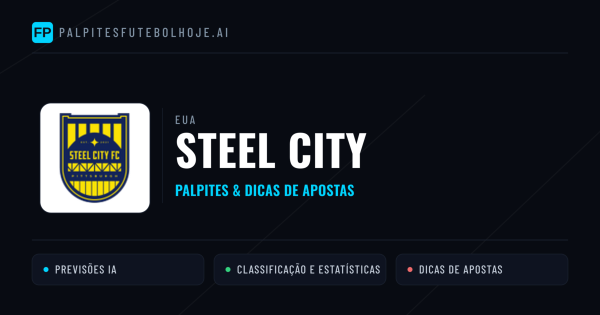 Steel City Palpites & Estatísticas