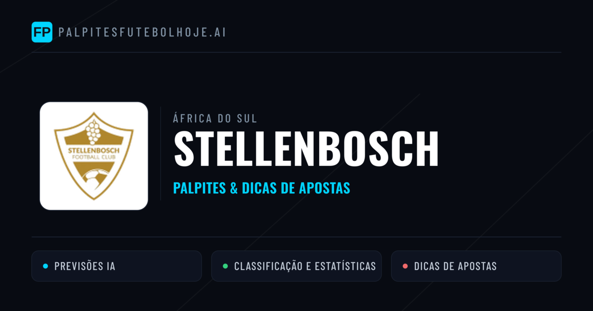 Stellenbosch Palpites & Estatísticas