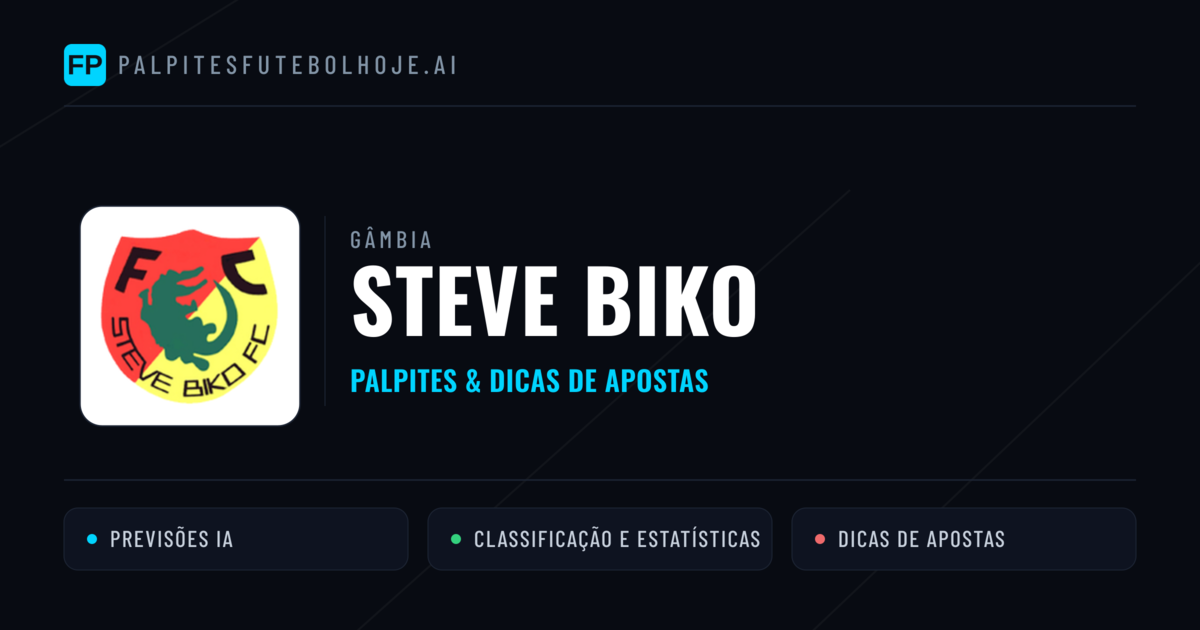 Steve Biko Palpites & Estatísticas