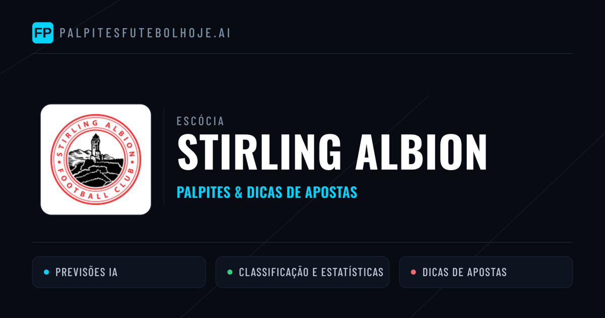 Stirling Albion Palpites & Estatísticas