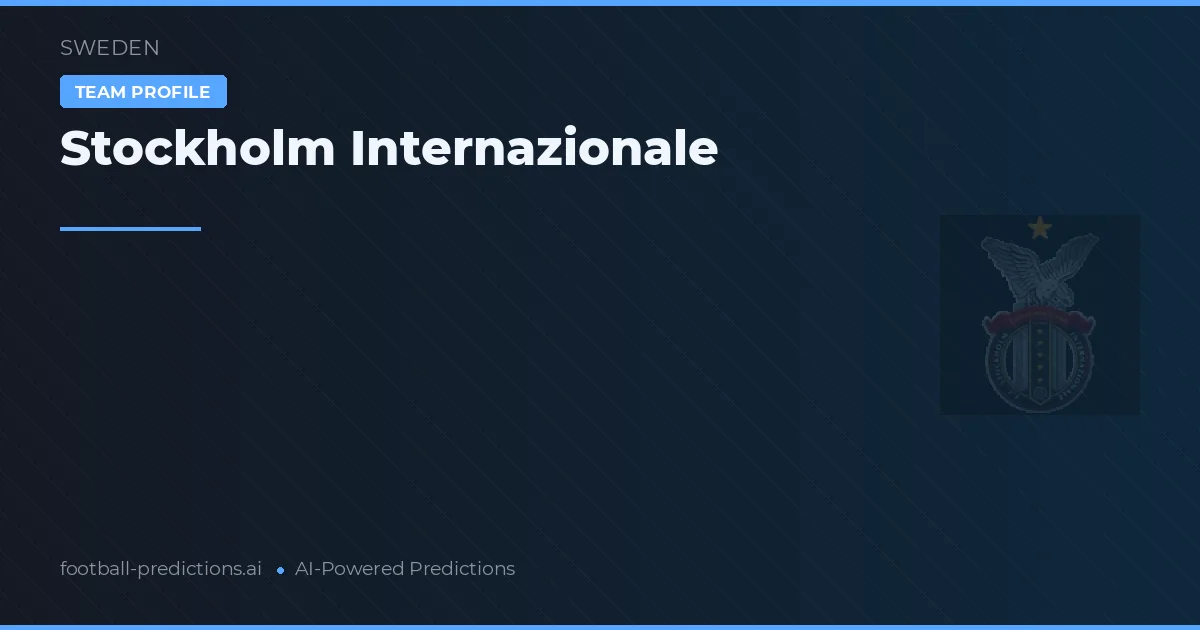 Estocolmo Internacional Palpites & Estatísticas