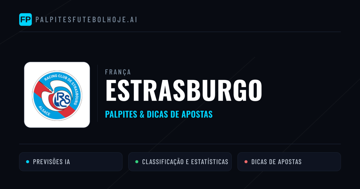 Estrasburgo Palpites & Estatísticas