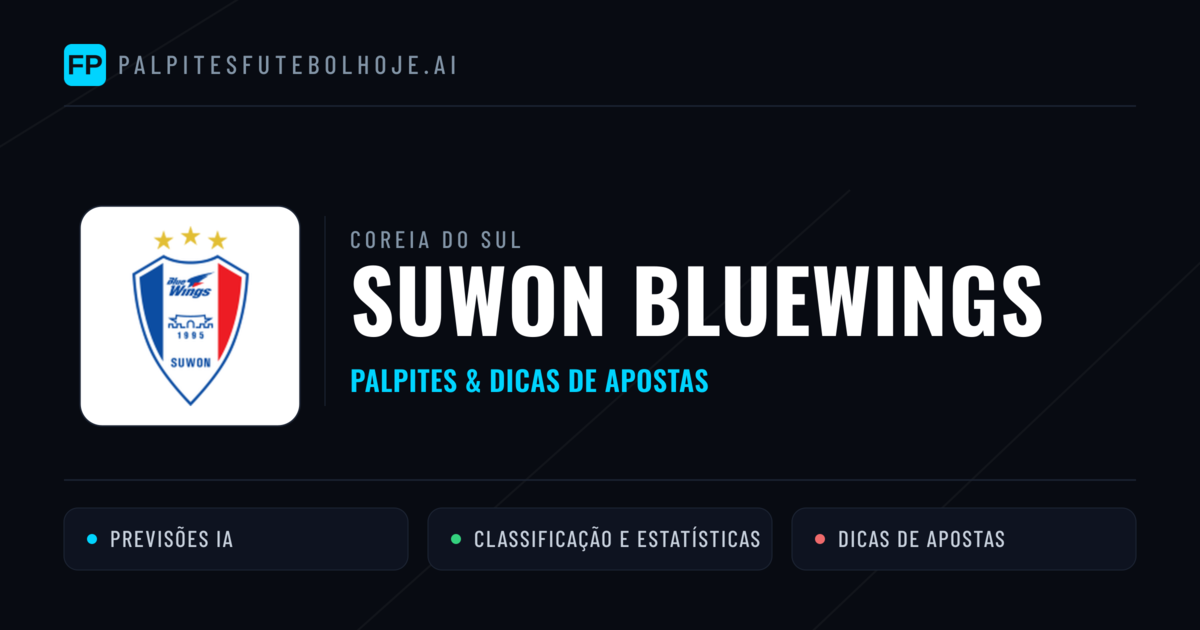 Suwon Bluewings Palpites & Estatísticas