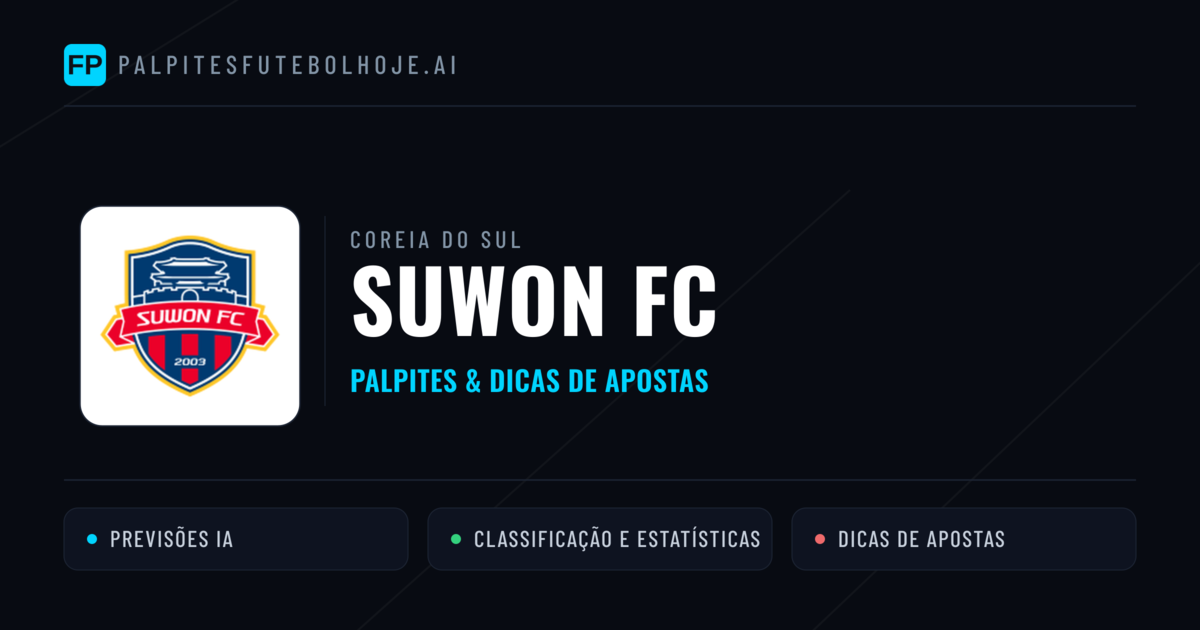 Suwon FC Palpites & Estatísticas