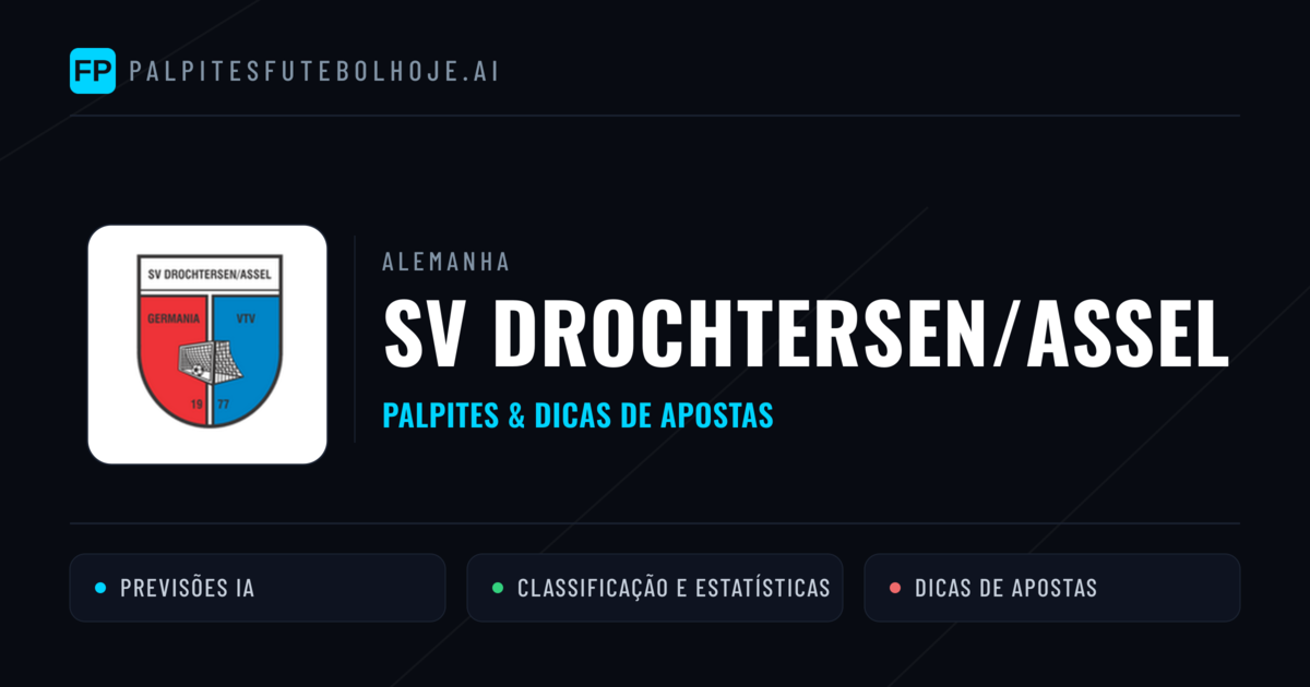 SV Drochtersen/Assel Palpites & Estatísticas