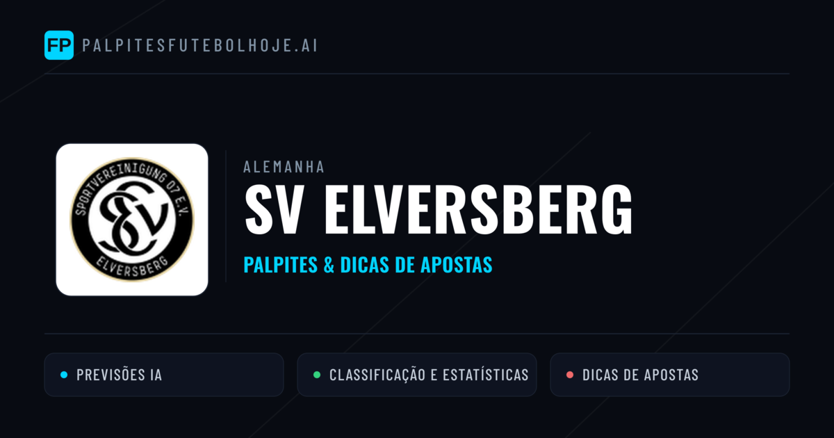 SV Elversberg Palpites & Estatísticas