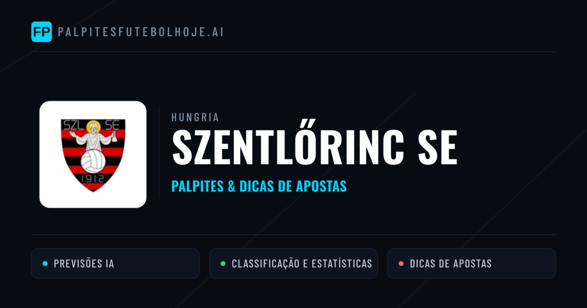 Szentlőrinc SE Palpites & Estatísticas